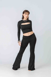 Old Faith Long Sleeves in Black Bamboo
