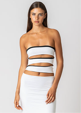 Reversible Chani in Black & White Bamboo