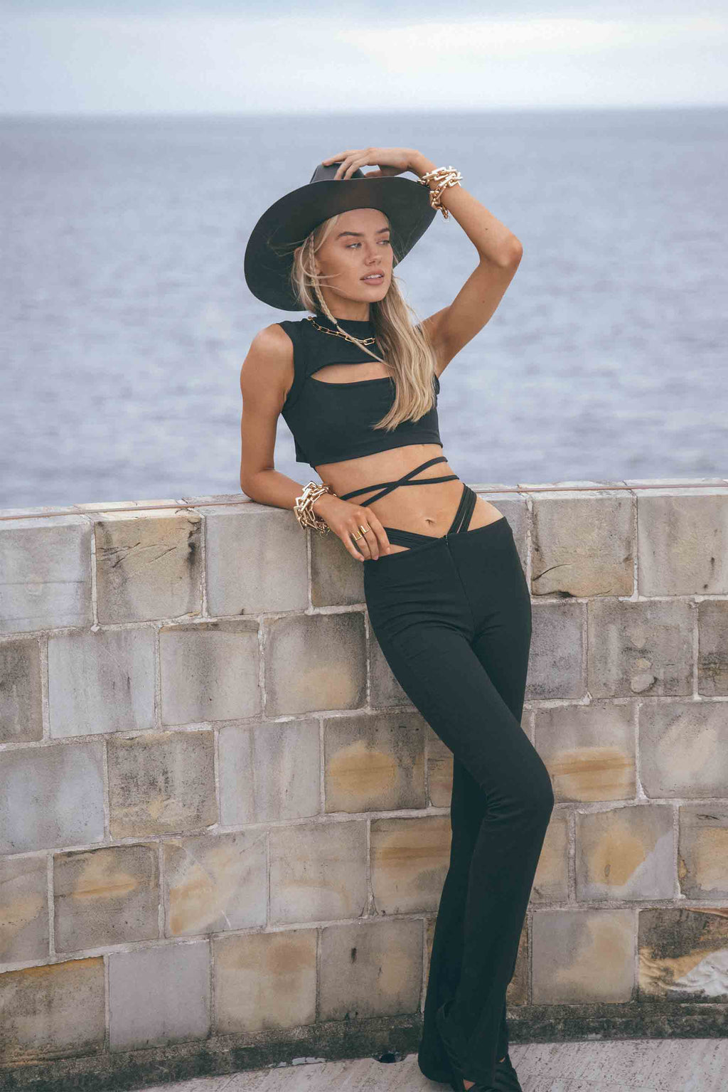 Ventilation Pant in Black Bamboo