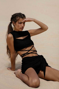 String Theory Top in Black Bamboo
