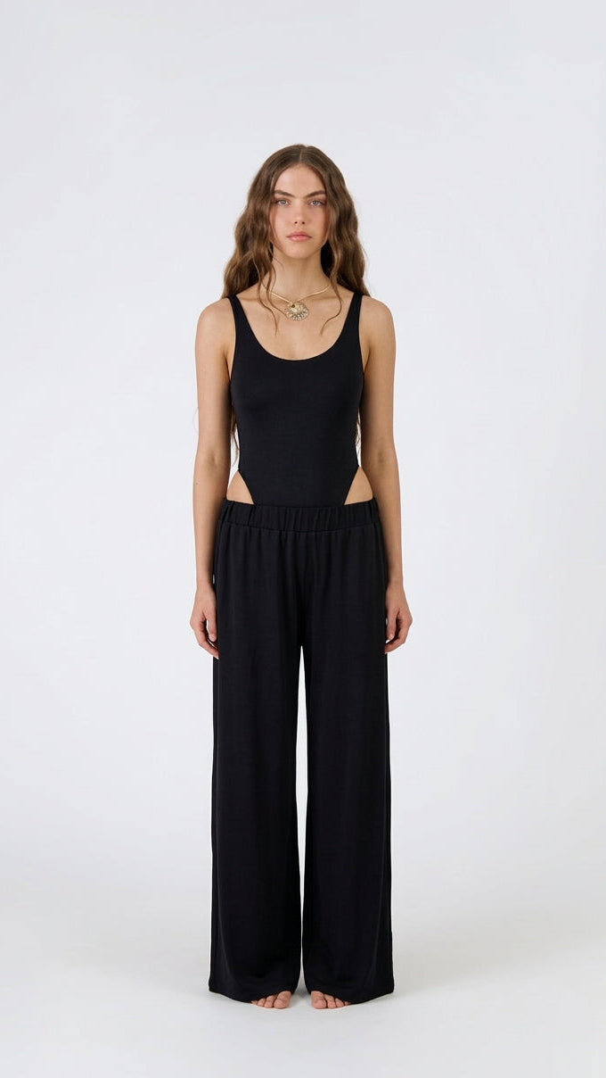 YOGA Pant in Black Bamboo