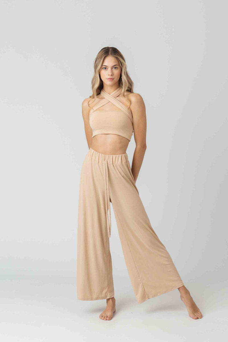 Yogi Pant in Tan Bamboo