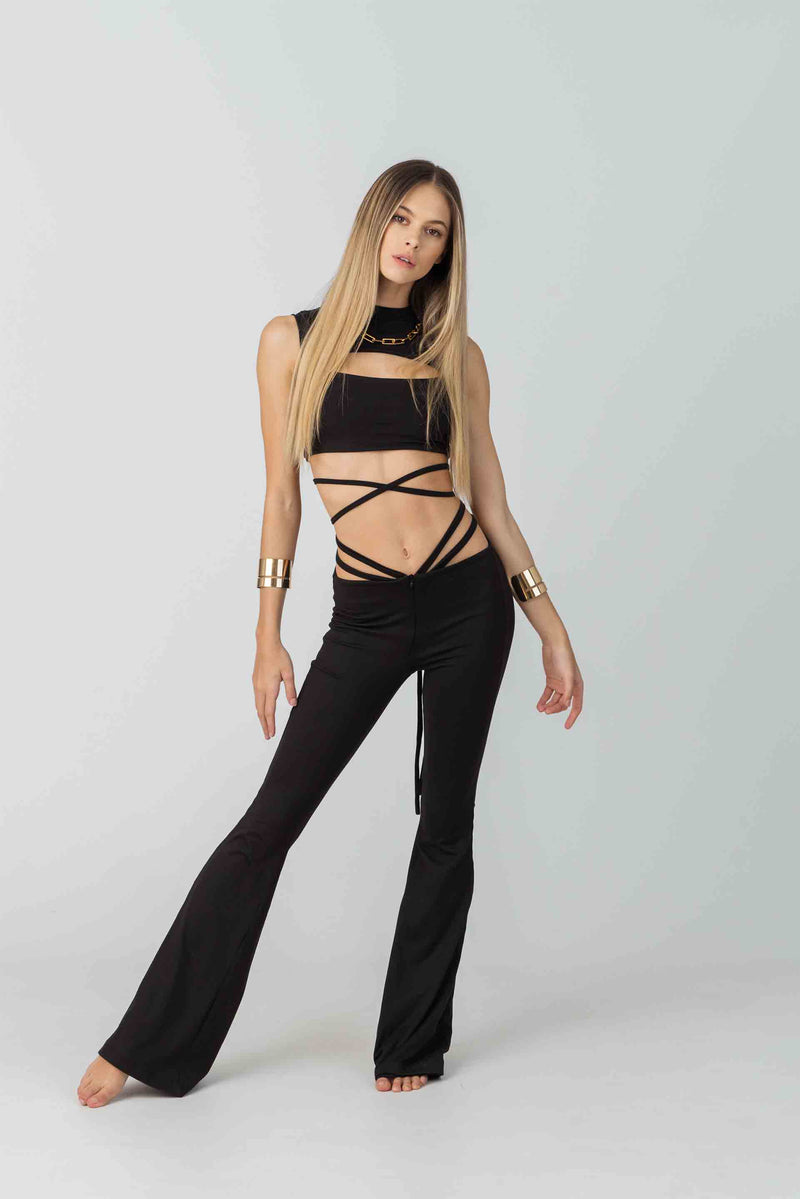 String Theory Top in Black Bamboo