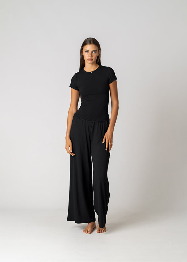 YOGA Pant in Black Bamboo